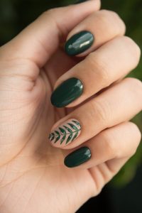 Groene nagellak